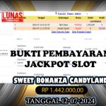 BUKTI JACKPOT KUNCITOGEL SLOT PRAGMATIC SWEET BONANZA CANDYLAND ( 12-07-2024 )