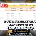 BUKTI JACKPOT KUNCITOGEL SLOT PRAGMATIC SWEET BONANZA 1000 ( 22-07-2024 )