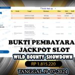 BUKTI JACKPOT KUNCITOGEL SLOT PGSOFT WILD BOUNTY SHOWDOWN ( 19-07-2024 )