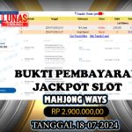 BUKTI JACKPOT KUNCITOGEL SLOT PGSOFT MAHJONG WAYS ( 18-07-2024 )