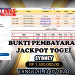 BUKTI JACKPOT KUNCITOGEL SYDNEY POOLS ( 14-07-2024 )