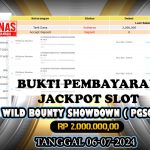 BUKTI JACKPOT KUNCITOGEL SLOT PGSOFT WILD BOUNTY SHOWDOWN ( 06-07-2024 )