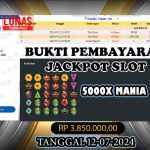 BUKTI JACKPOT KUNCITOGEL SLOT PRAGMATIC 5000X MANIA ( 12-07-2024 )